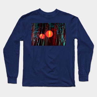 Beautiful lanterns at night Long Sleeve T-Shirt